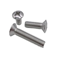 m2 m2 5 m3 m4 m5 m6 gb820 din966 a2 70 304 stainless steel cross recessed phillips raised countersunk head half oval screw bolt