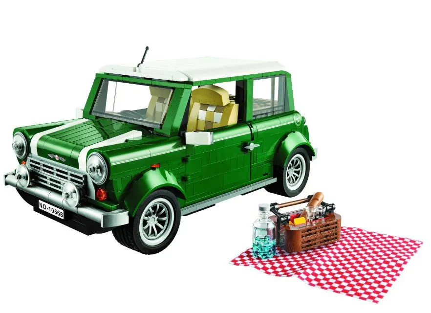 Bela 10568 Create Series Mini Cooper Camper Model Building Blocks Bricks Toy Compatible Creator 10242