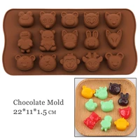 new silicone animal chocolate molds candy mold baking tools diy 3d shape for cake mold ice mold chocolate mold silicone