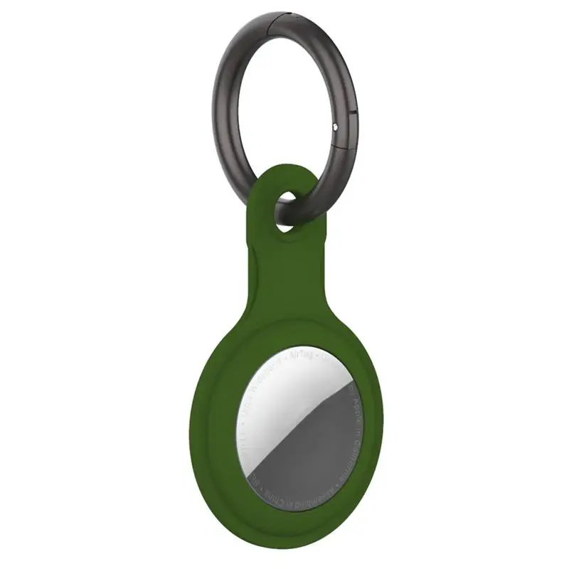

For Apple Airtag/Airtags Soft TPU Silicone Case Scratch-Proof Cover With Keychain Protective Case Compatible 8 Colors Hot