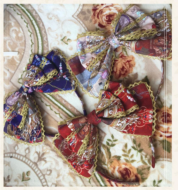 

Женская Кружевная повязка на голову в стиле «лолита»