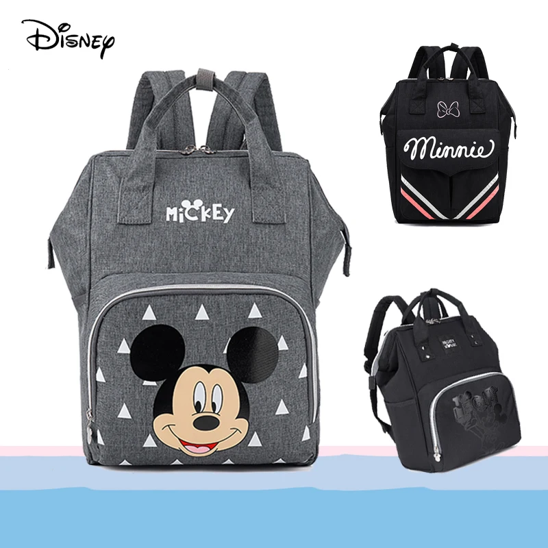 Сумка для пеленок мамы Disney 2020 сумка смены подгузников мам с крючками Микки и