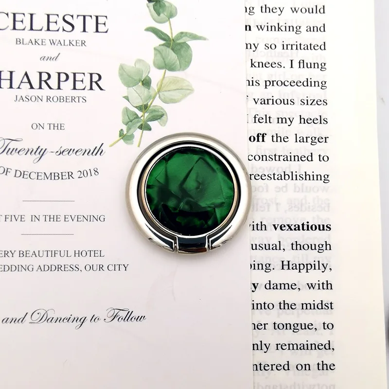 Universal Phone Marble Finger Ring Holder 360 Degree Stand for Samsung Xiaomi iPhone X 7 6 5 5S plus Smartphone Plain Bague