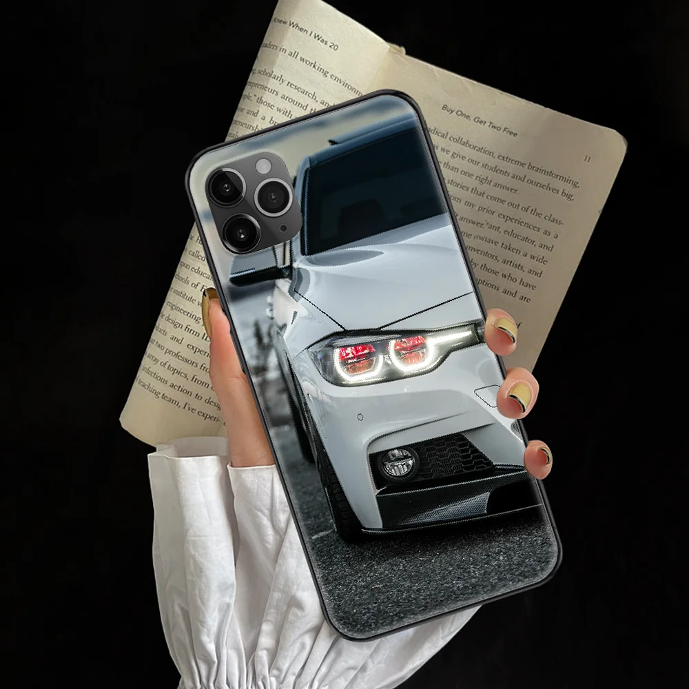 

Sports Car BMW Phone Case Cover Hull For iphone 5 5s se 2 6 6s 7 8 12 mini plus X XS XR 11 PRO MAX black luxury bumper trend