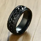 Мужское кольцо-Спиннер в стиле панк из нержавеющей стали