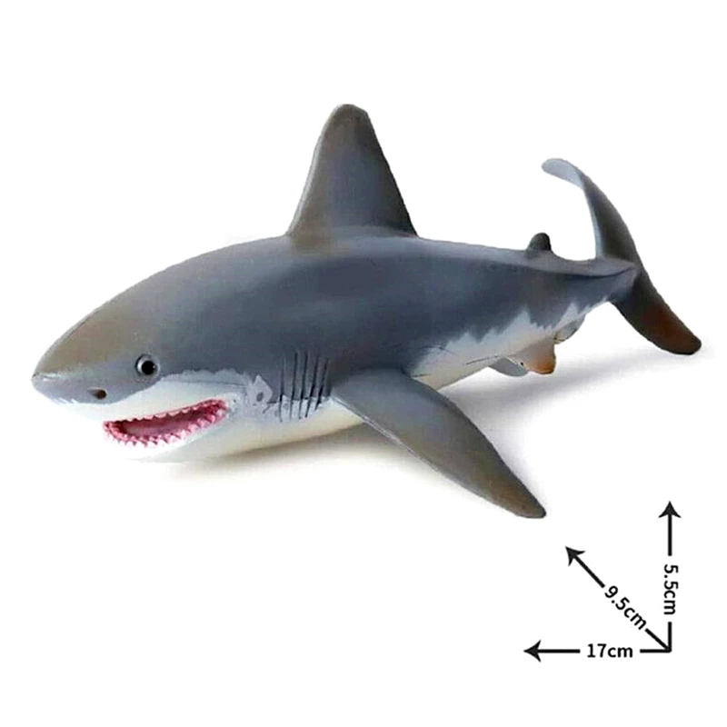 

Lifelike Shark Toy Safe Realistic Simulation Animal Model Doll for Kids