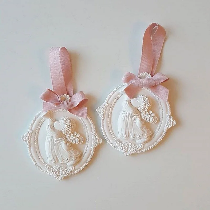 1 Piece Aromatherapy Decoration Plaster Clay Pendant Baby Molds Silicone Epoxy Resin Craft Mold
