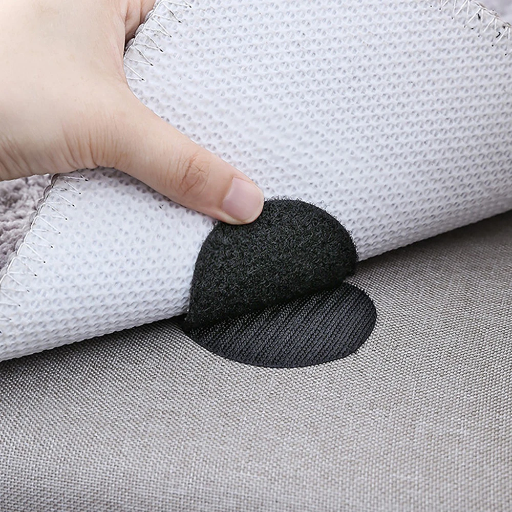 10 Pairs Anti Curling Carpet Tape Rug Gripper Velcro Secure the Sofa and Sheets in Place Keep Corners Flat | Дом и сад