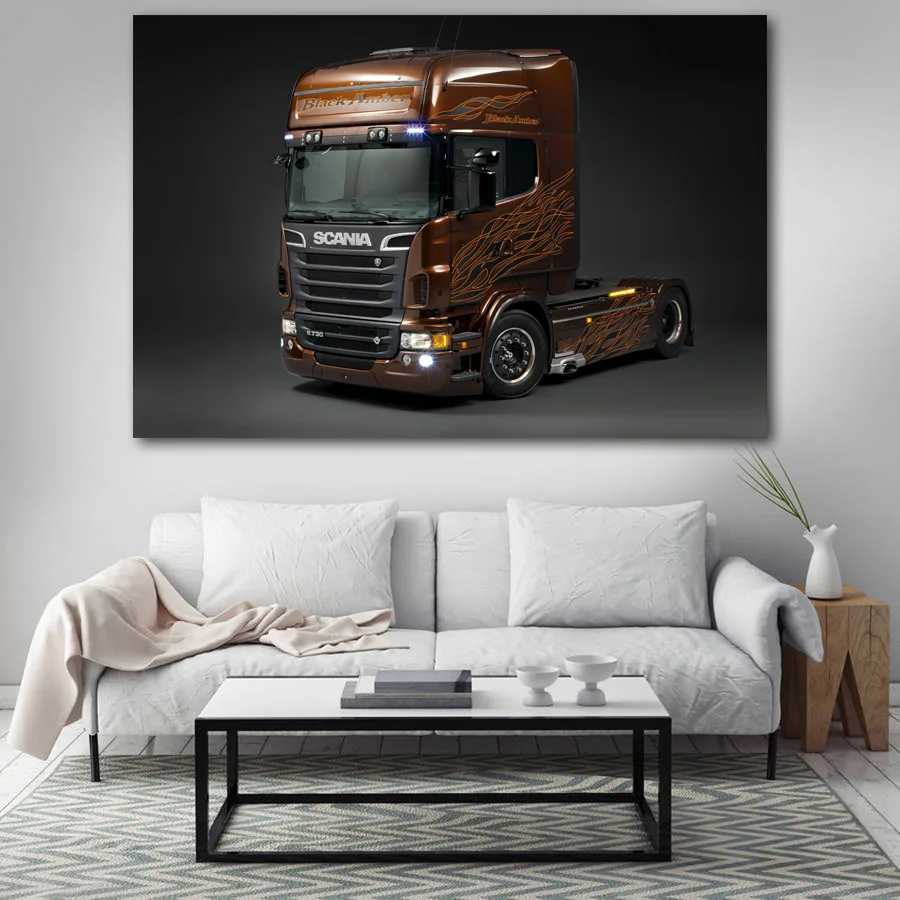 Постеры и принты Scanias R730 грузовик автомобиль обои холст художественные картины