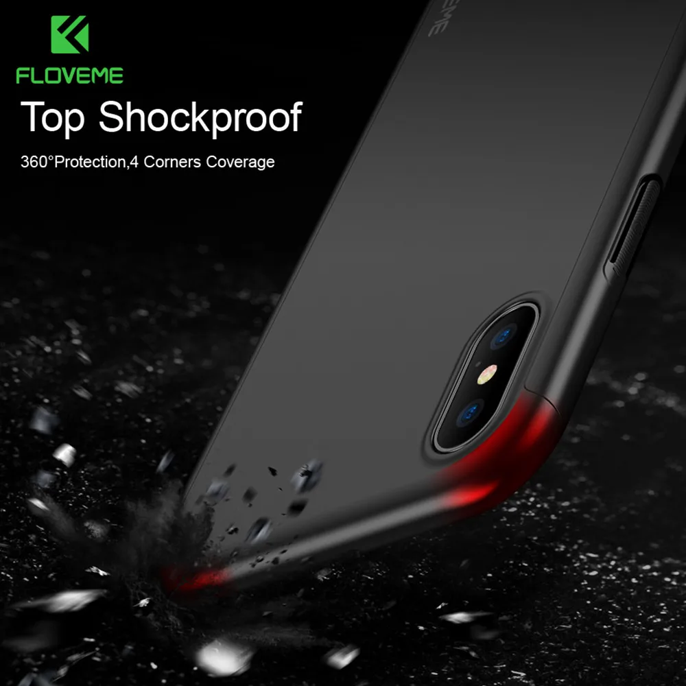 Floveme Роскошный 360 полный защитный чехол для телефона Samsung Galaxy S10 S9 S8 S7 Edge подходящий