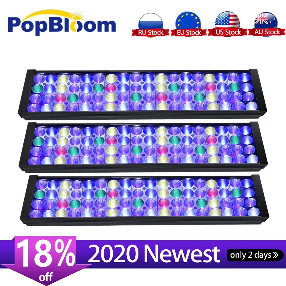 3 шт. морской аквариум светодиодное освещение для морского аквариума