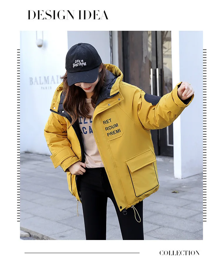 Abrigos Mujer Invierno Short Winter Jacket Women Fur Cotton Padded Jacket Female Parka Womens Jacket Winter Coat for Woman