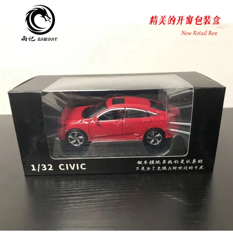 3 шт./партия JK 1/32 масштабная модель автомобиля игрушки Япония Honda Civic звук и свет литья под давлением Металл тянет назад модель автомобиля игрушка