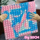 Игрушка антистресс, 20 х20 см, большая светящаяся игрушка СИМПЛ диммер, фиджет, детская бабочка