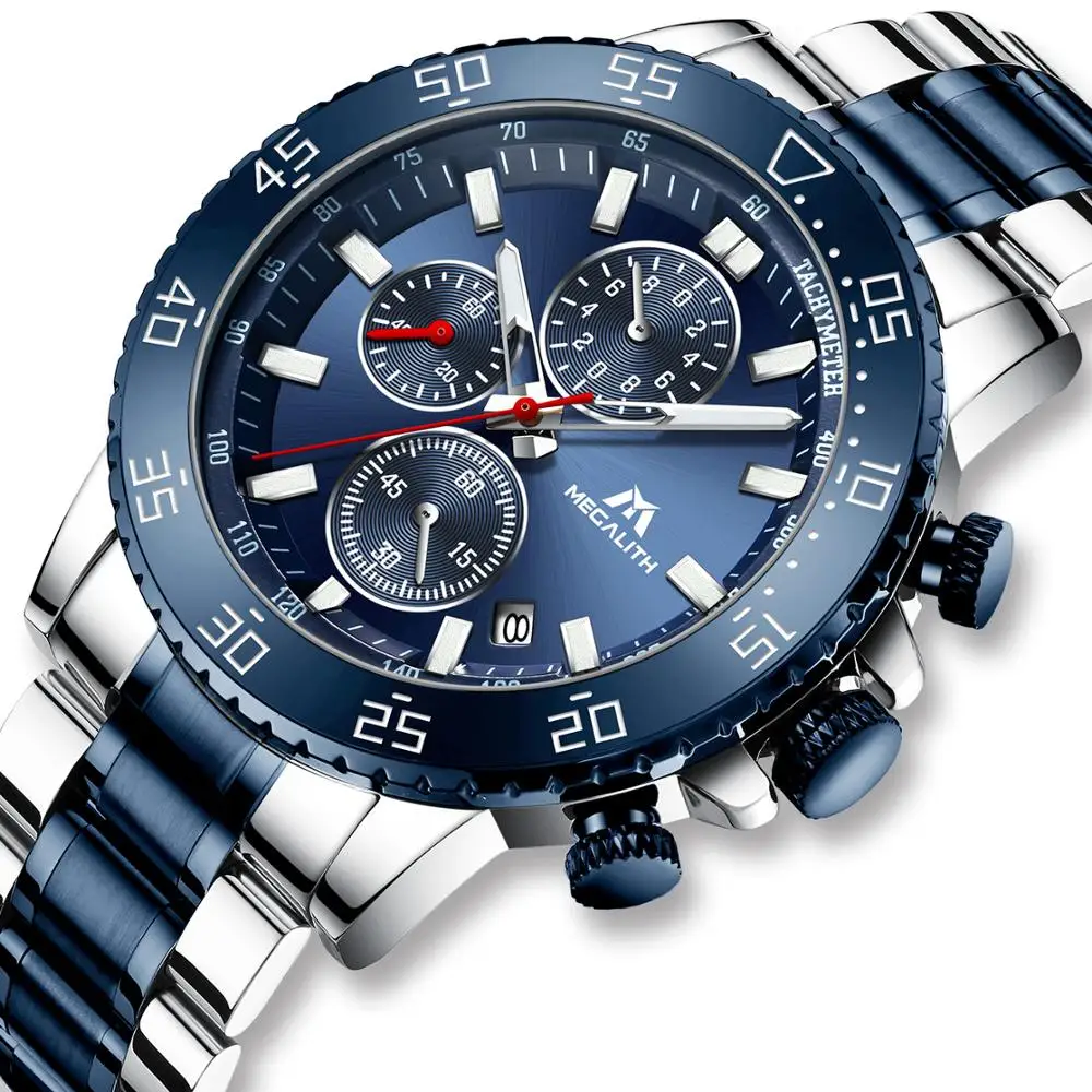 Мегалитическая цена оптовой продажи для мужчин часы топ модного бренда