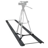 ed330 5 meters aluminum video camera portable dolly track rail slider with padded foam carrying case