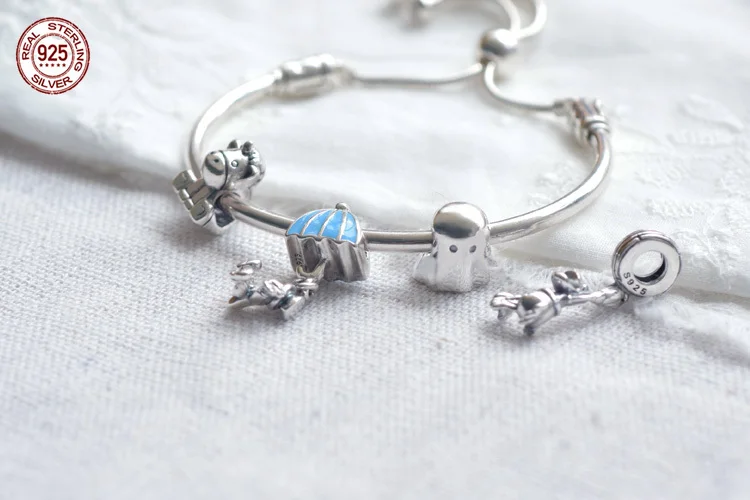 2019 New 925 Sterling Silver Ghost The Tree Monste Charm Beads Fit Original Pandora Bracelets Women DIY Jewelry Gift | Украшения и