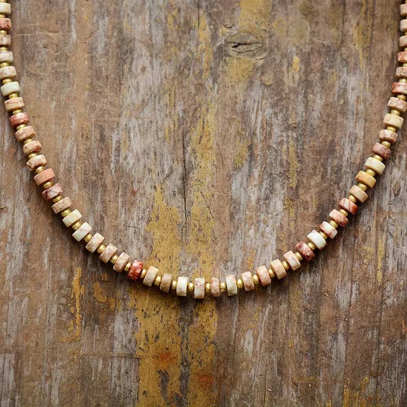 Уникальное новое ожерелье с натуральными камнями модное женское дизайнерское