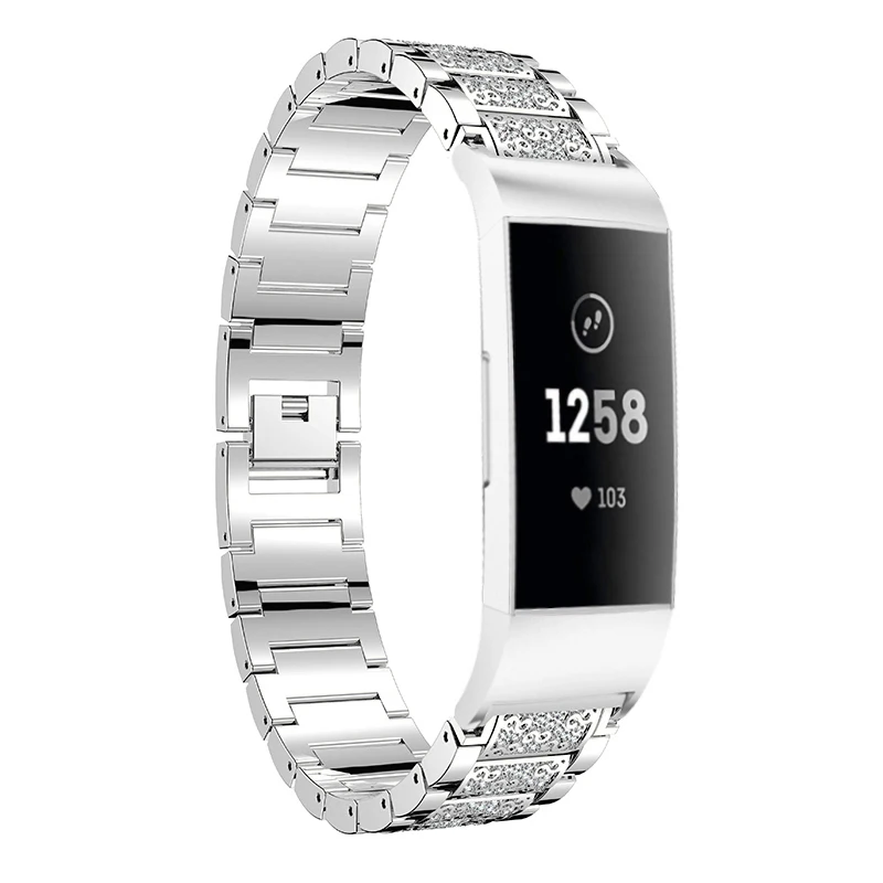 Полностью ремешок для дрели Fitbit charge 4 металлический из алюминиевого сплава