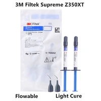 1pack dental flowable composite light cure flow resin 2 syringe kit 3m espe filtek z350 a1 a2 a3 shade applicator delivery tip
