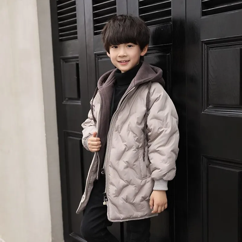 

Детская пуховая куртка с капюшоном, на возраст 6-15 лет