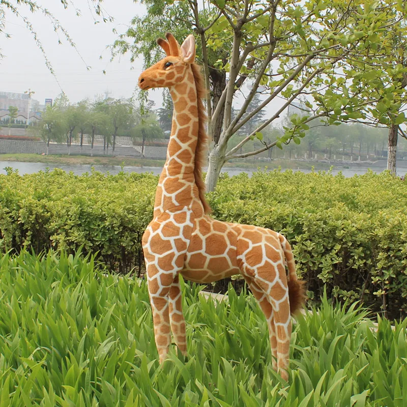 

Simulation toy animal giraffe plush toy doll photo photography supplies home wholesale dolls kids gifts