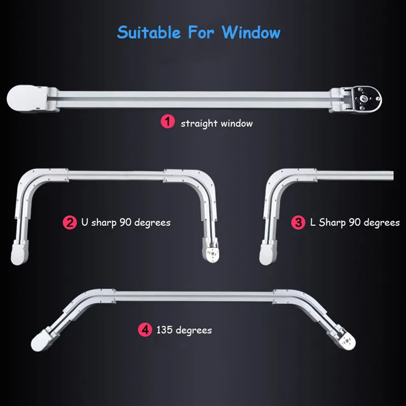 Электрический карниз для штор мотор открытия и закрытия совместим с Google Home Alexa