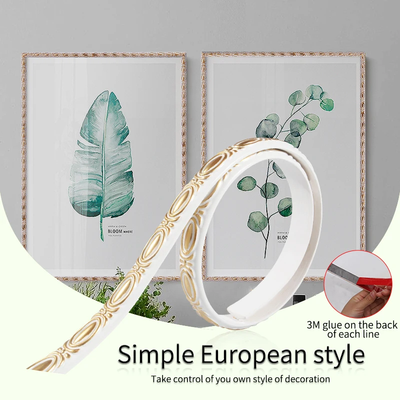 Самоклеящаяся рама водонепроницаемый фон стена потолок угловая зеркальная