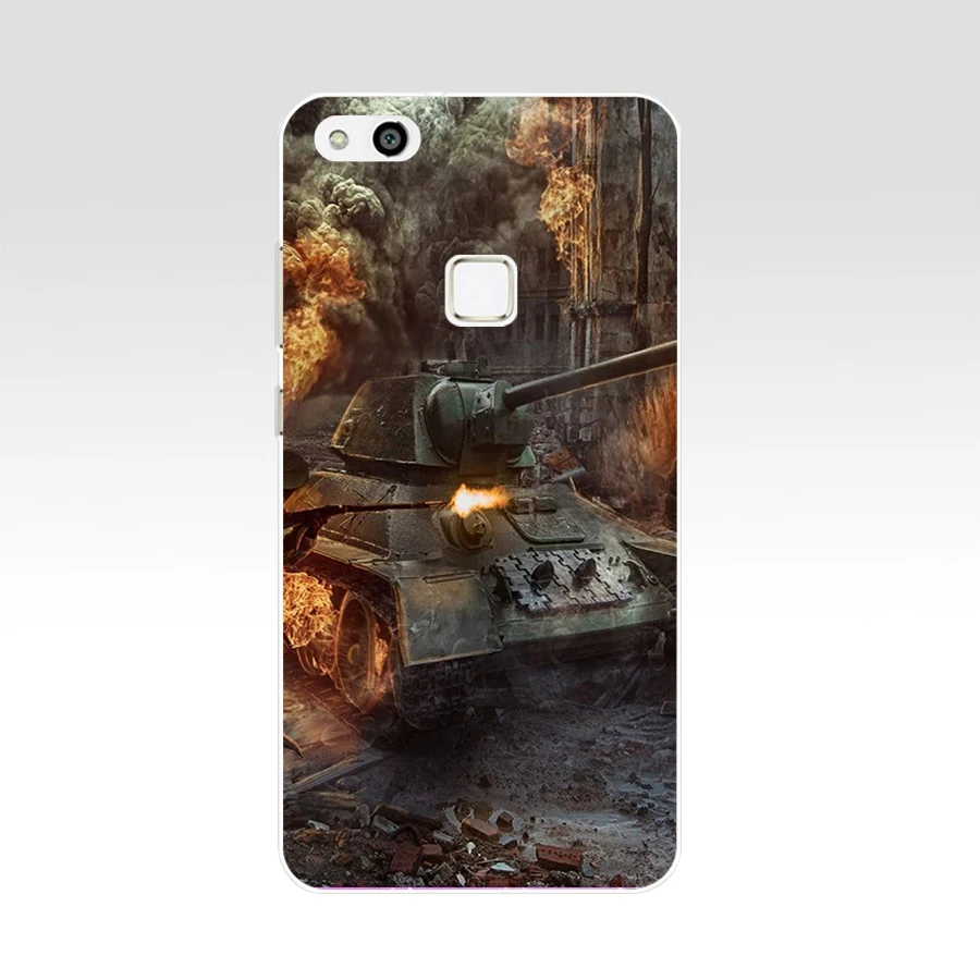 Мягкий Силиконовый ТПУ чехол 081FG world of tanks для Honor 9 10 huawei p10 lite y6 prime 2018 mate play p smart |