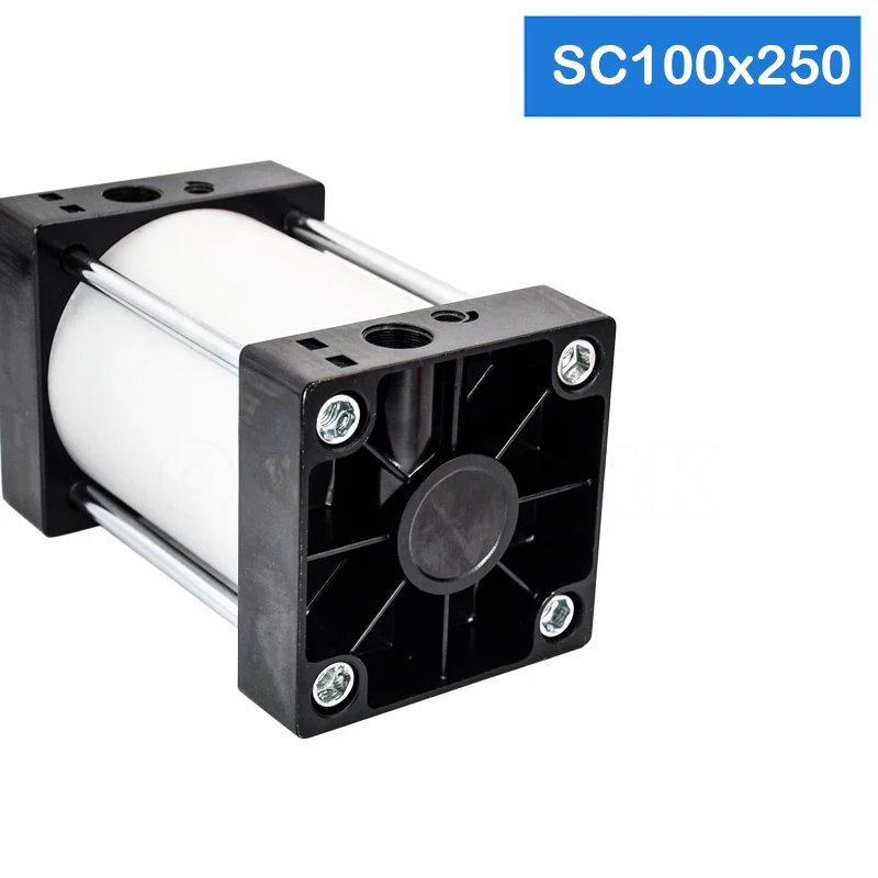 Высококачественный поршневой цилиндр SC100X250 с отверстием 100 мм ход 250 алюминиевый