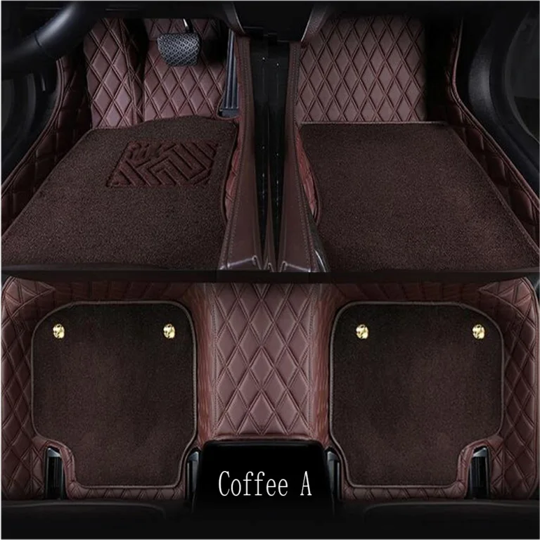 Автомобильные коврики для Mercedes Benz W203 W204 W205 C class 180 200 220 250 300 350 C160 C180 C200 C220 C300 C350 ковер вкладыши - Название цвета: Coffee A