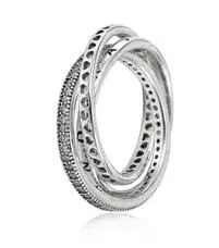 Hot Sale Real 925 Sterling Silver Lucky Finger Rings For Women Fashion Jewelry Gift Drop shipping - Цвет основного камня: 2