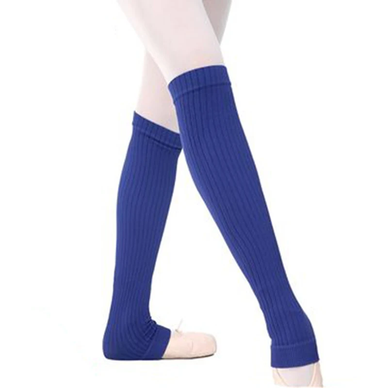 

Girls Professional Dance Tight New Adult Leisure Long Tights Thigh High Leg Warmer for Women Blue Black Women Winter Sport Tight