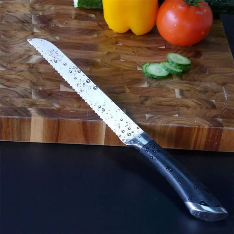 8 &quotнож для хлеба из нержавеющей стали с зубчатым лезвием торта пиццы