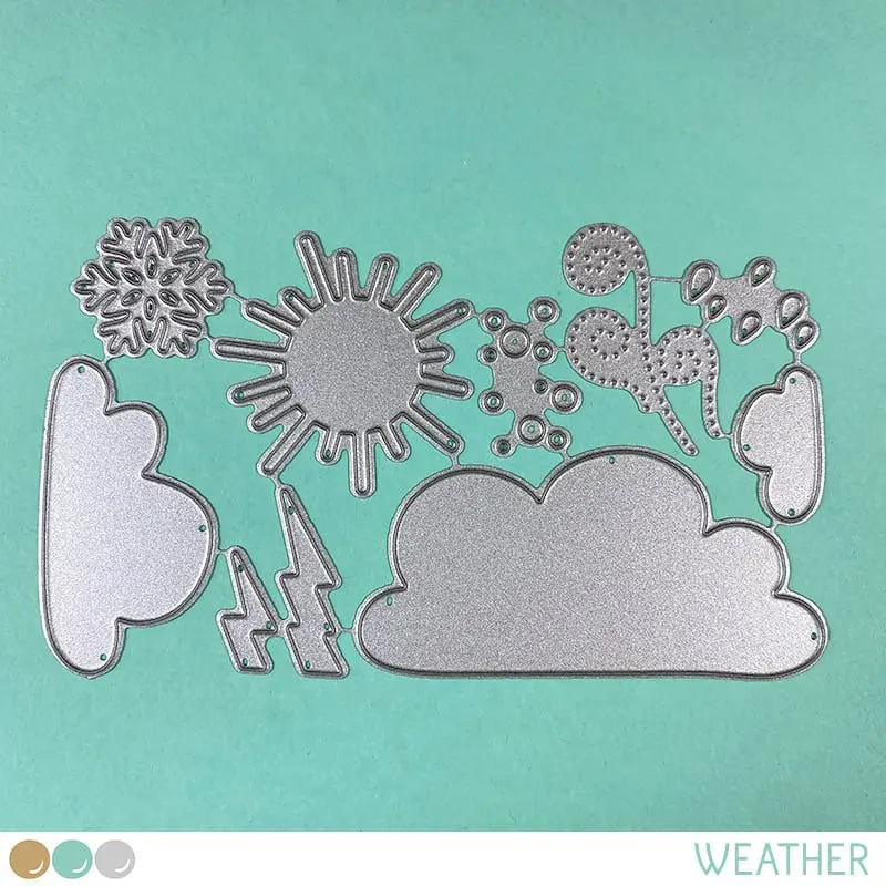 

Black Cloud Sun Snowflakes Metal Cut Dice For Diy Scrapbooking Photo Album Embossing Decorative Diy Paper Cards 2021 New