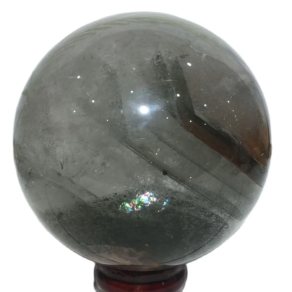 

Natural Garden Quartz Crystal Polish Ball Chakra Healing Stone Hand-Made Reiki Globe Sphere Ornament For Room Decoration