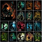 Алмазная 5D Вышивка сделай сам, мультяшная девушка, алмазная живопись, принцесса, полноразмернаяКруглая Мозаика, ручная работа, вышивка крестиком, украшение для дома