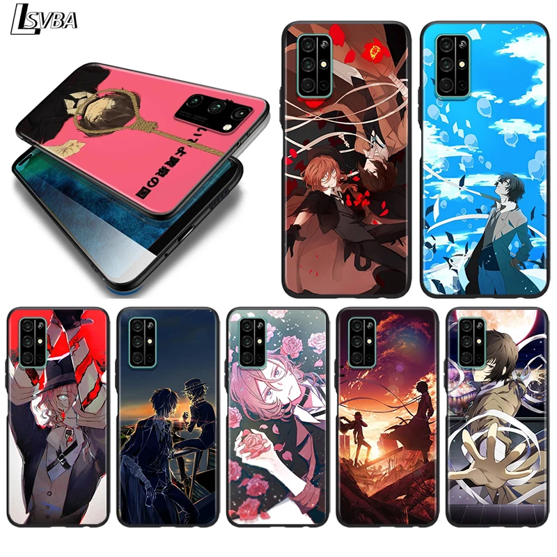 

Silicone Cover Bungou Stray Dogs for Huawei Honor 30 20S 20 10i 9S 9A 9C 9X 8X 10 9 Lite 8A 7C 7A Pro Phone Case