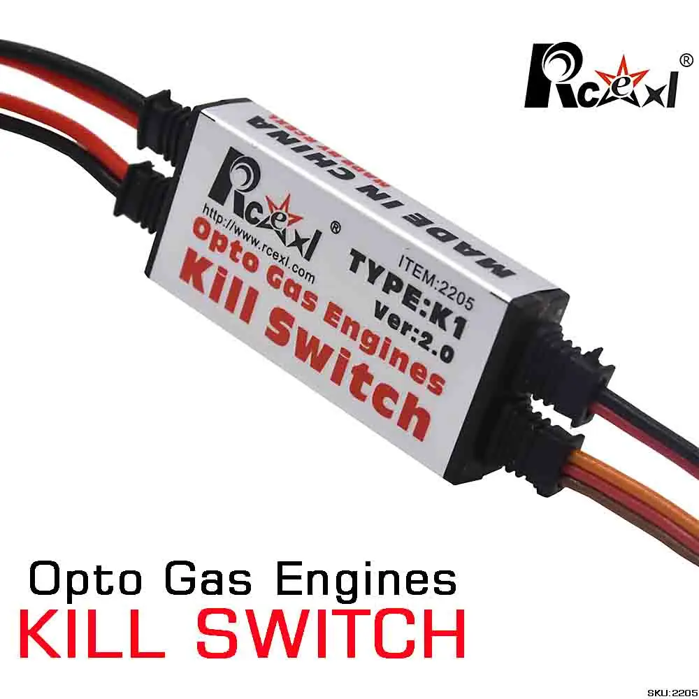 Rcexl Opto газовый двигатель выключатель отключен версия 2 0 для RC Самолет с