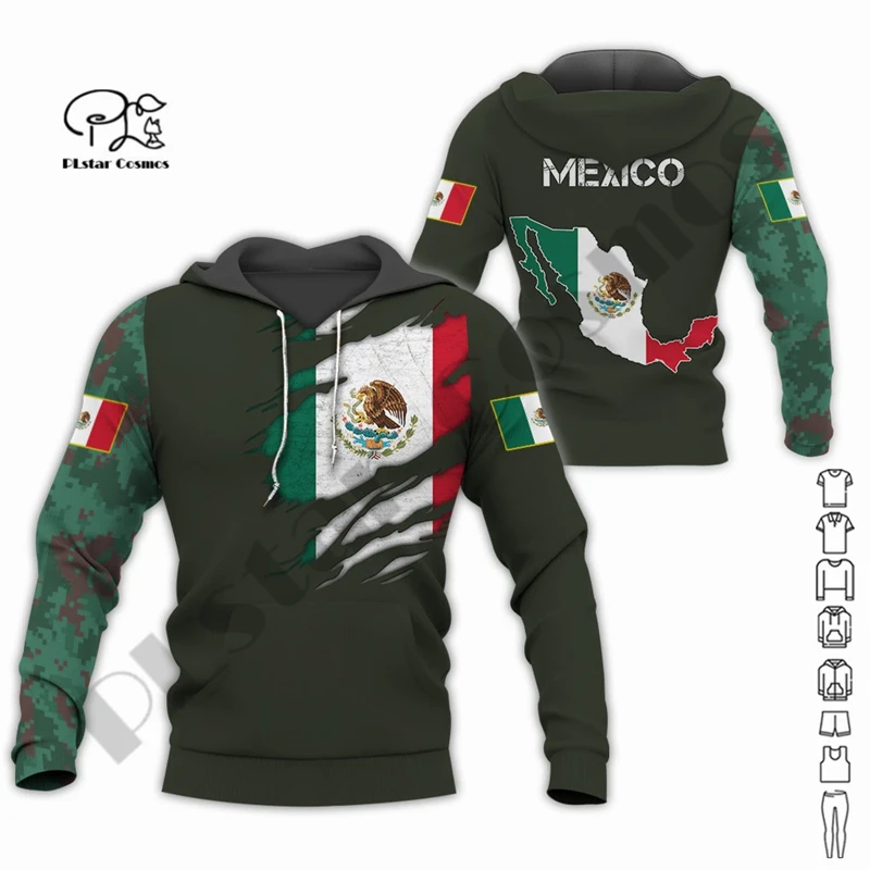 

PLstar Cosmos 3DPrint Newest Country Mexico Flag Eagle Unique Men/Women Hrajuku Casual Streetwear Hoodies/Zip/Sweatshirt T-20