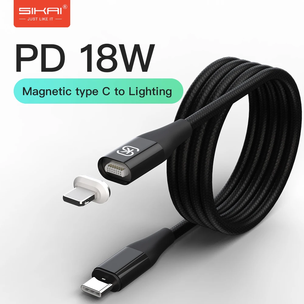 18 Вт PD Магнитный кабель для быстрой зарядки iPhone 11 Pro Max Xs Xr usb type C X 8 7 Plus зарядное