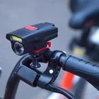 Велосипед головной светильник передняя фара для велосипеда светильник велосипед ночник на открытом воздухе езда на велосипеде USB АК