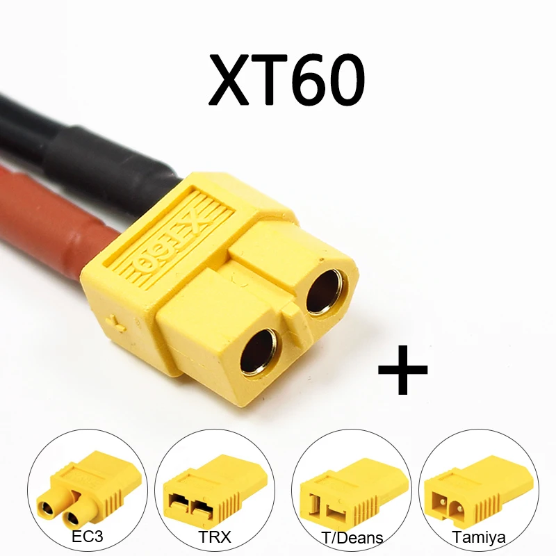 HRB Графен 3S 11,1 V Lipo батарея 5000mah 100C XT90 XT60 Deans EC5 T разъем для Traxxas 4WD автомобилей Лодка гонщик грузовик Bateria RC запчасти - Цвет: XT60 Adapater
