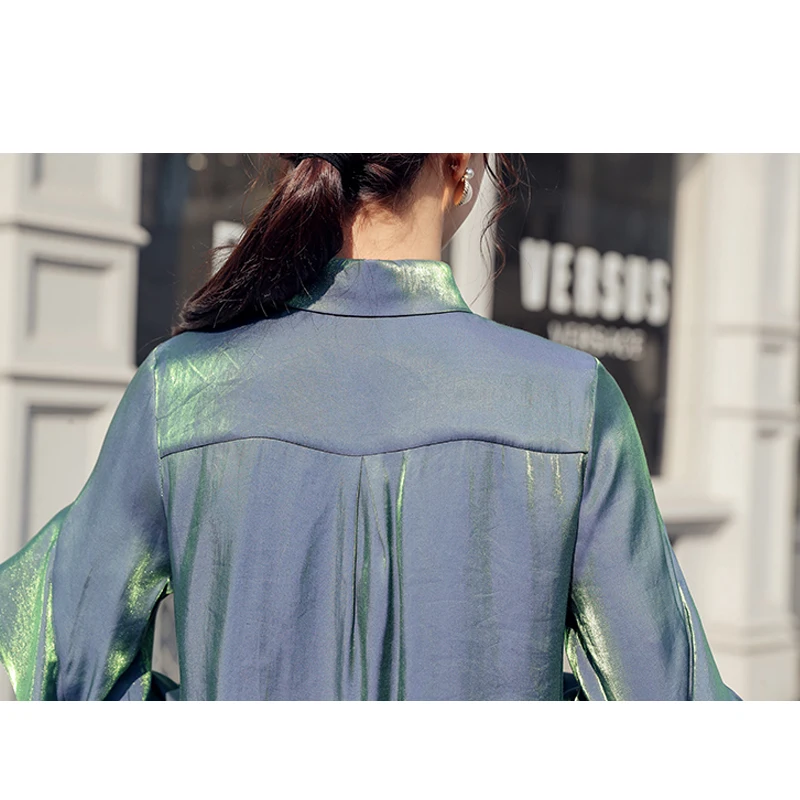 

New Fashion Ladies Tops Long Sleeve Cardigan Women Blouse and Tops Casual Butterfly Sleeve Women Shirts Camisas Mujer 8201 50