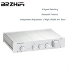 Предварительный усилитель BRZHIFI Pure Class A 2,02,1, регулируемый алюминиевый усилитель с высокими басами, Bluetooth 5,0, усилитель декодирования