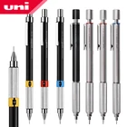 UNI автоматического карандаша 0,30,50,70,9 мм Студенческая активность привести M5-1010 металлический низкий центр тяжести карандаш