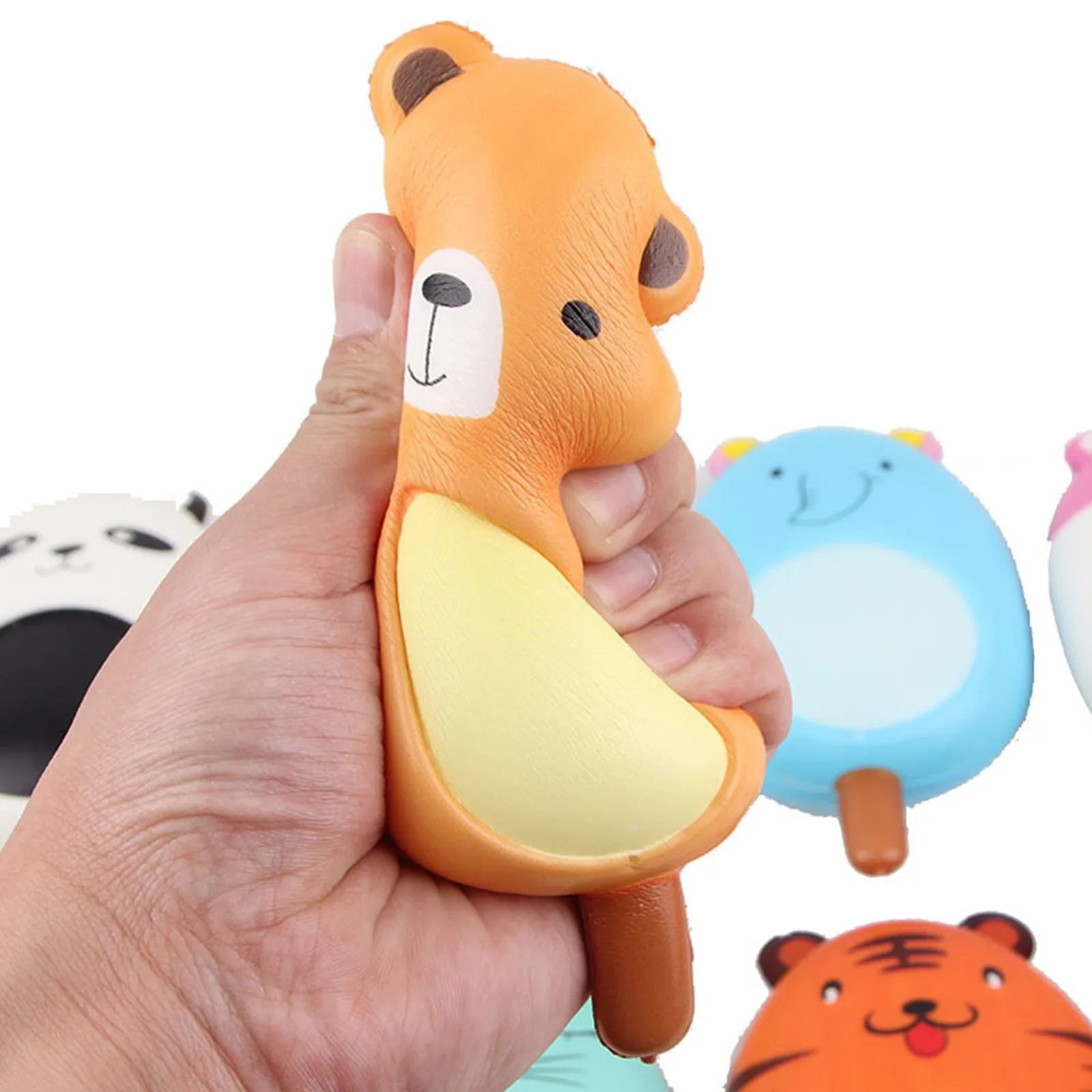 

Unzip Color Printing Half Fruit Simulation Fruit Food Model Creative Gift Adult Squishy Antistress Creativity Sensory Toy Gift