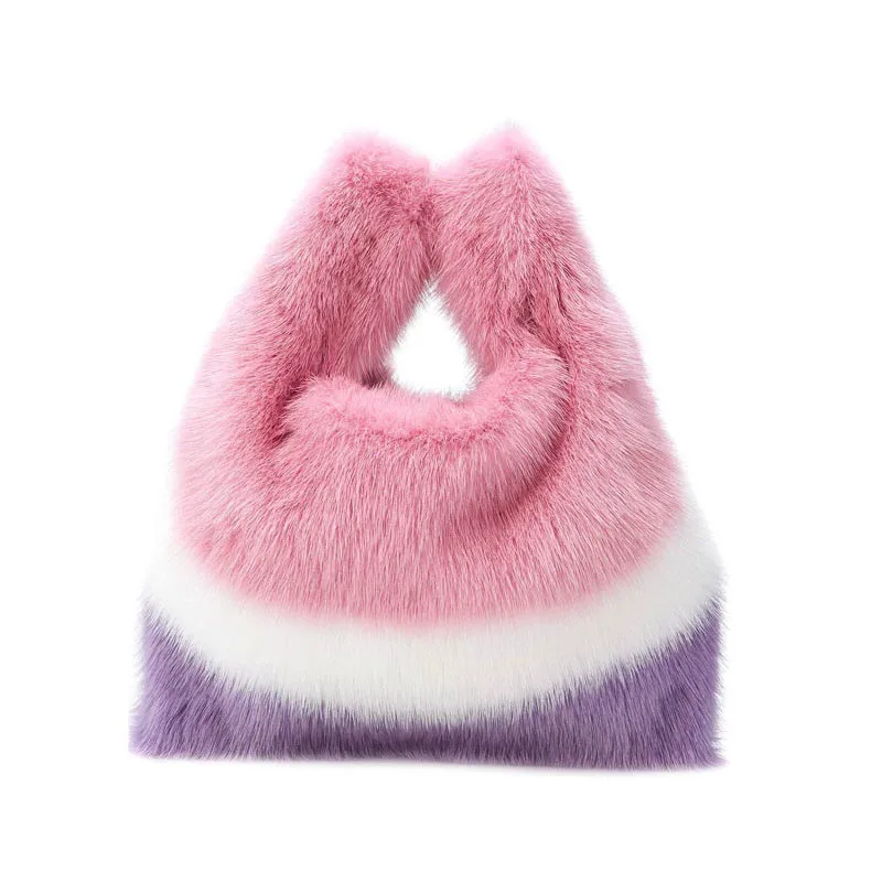 Fur Bag Women 2020 New Real Fur Mink Fur Hand Soft Handle Bag Small Bag Autumn And Winter Fur Bag Fashion Female Bag