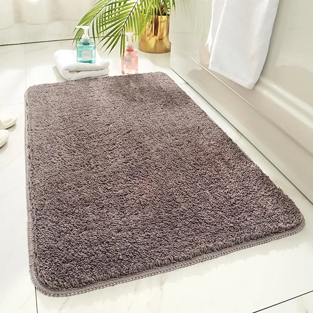 Soft Floor Mat Home Door Rug Non-slip Kitchen Modern Solid Bathroom Rectangle Plush | Дом и сад