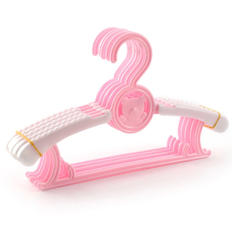 

10pcs Baby Clothes Hanger Flexible Racks Plastic Clothing Display Kids Hangers